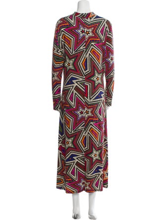 Farm Rio Printed Long Dress