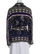 Farm Rio Printed V-Neck Sweater