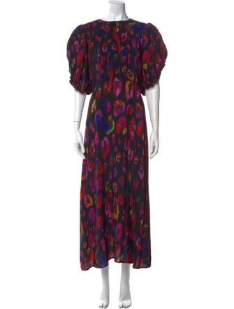 Farm Rio Printed Long Dress