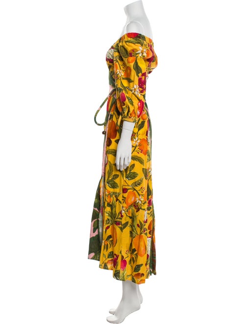 Farm Rio Floral Print Long Dress