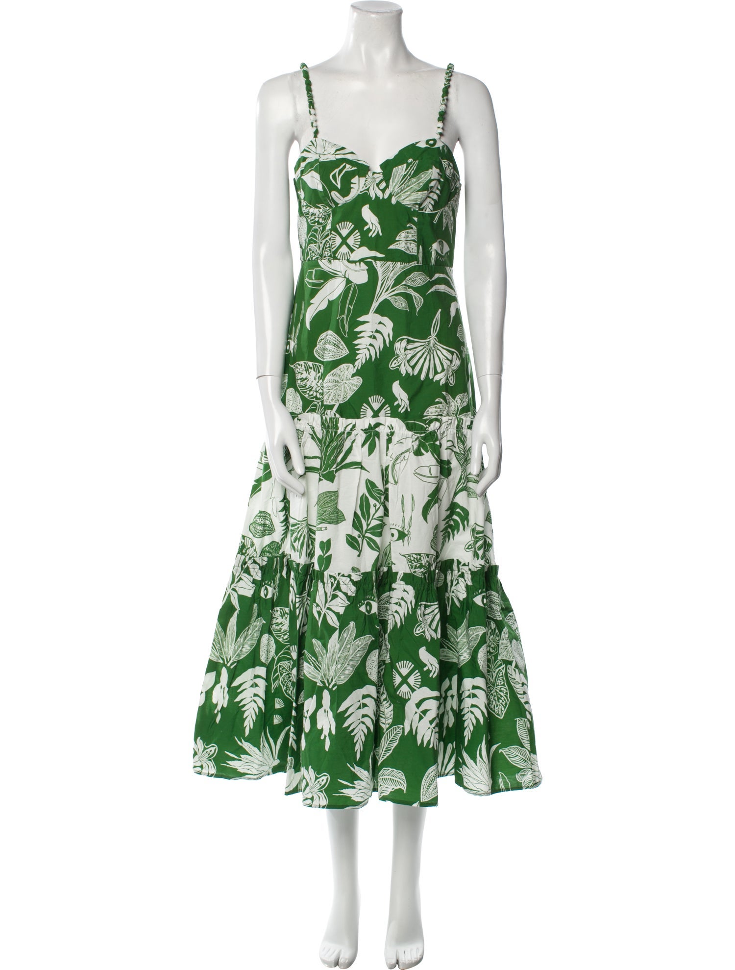 Farm Rio Floral Print Long Dress