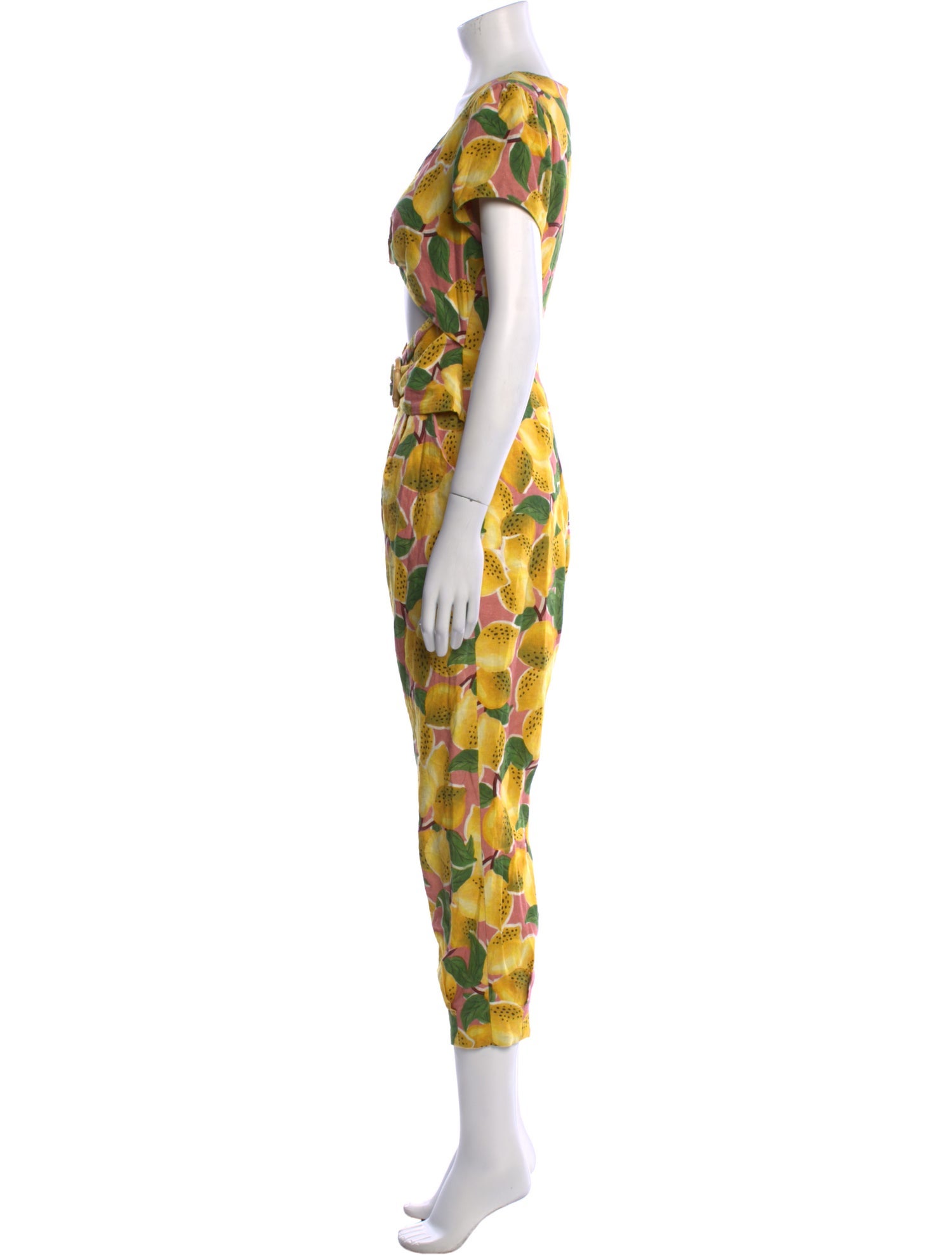 Farm Rio Linen Printed Jumpsuit