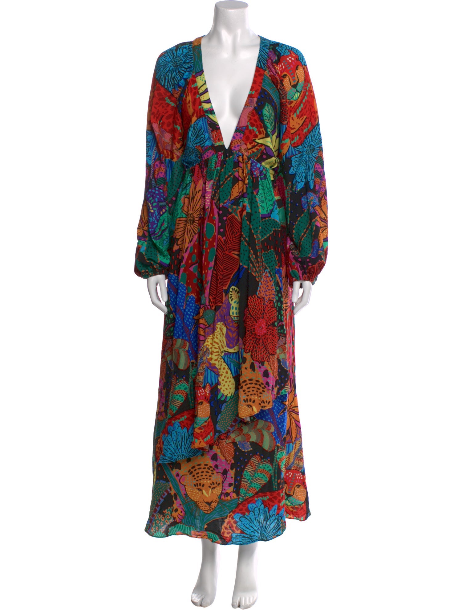Farm Rio Printed Long Dress w/ Tags