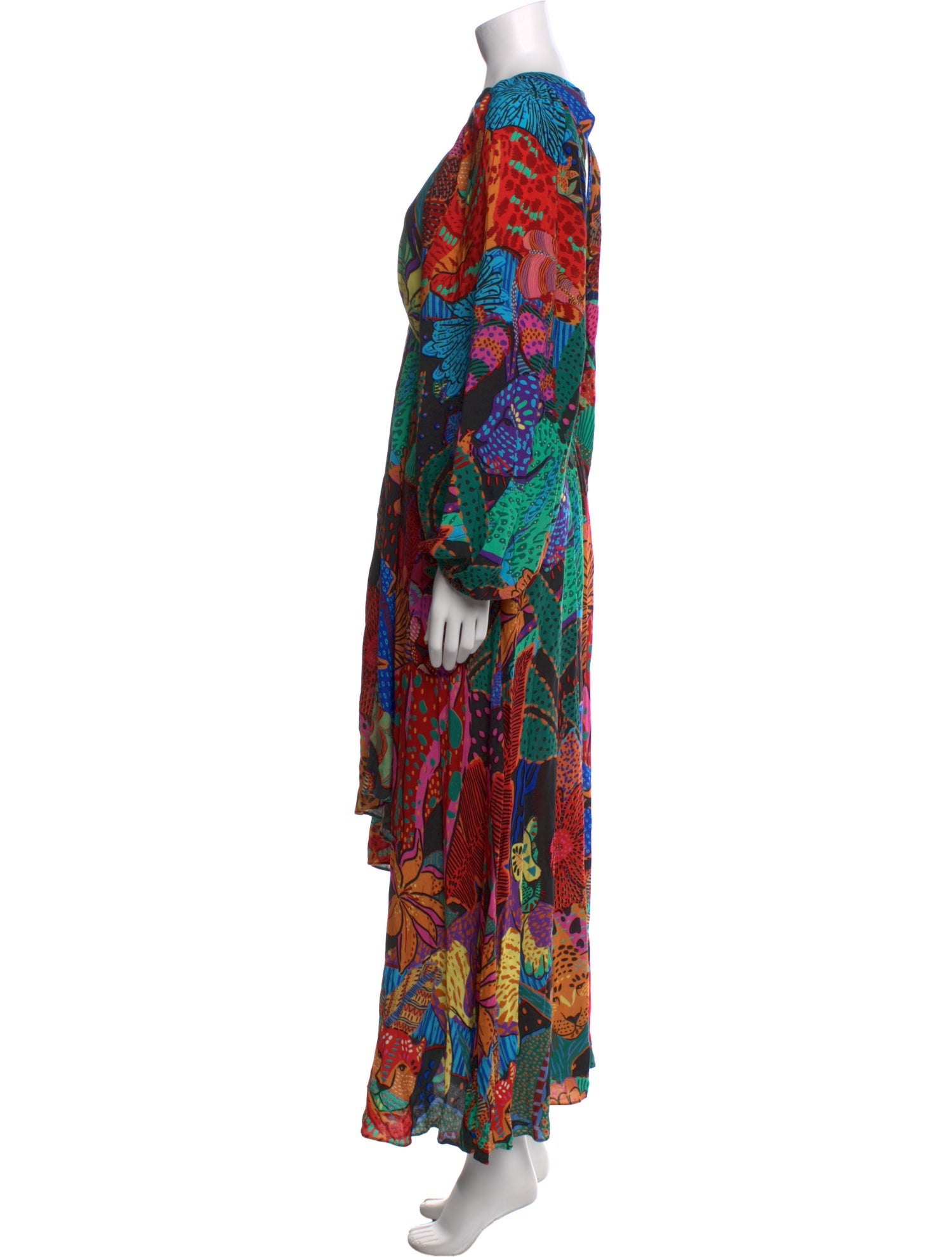 Farm Rio Printed Long Dress w/ Tags