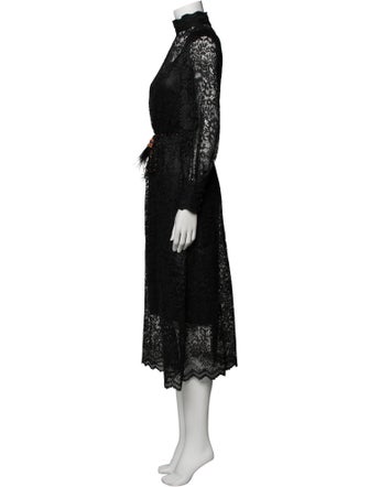 Farm Rio Lace Pattern Midi Length Dress