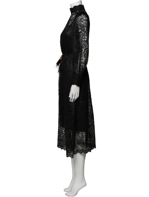 Farm Rio Lace Pattern Midi Length Dress