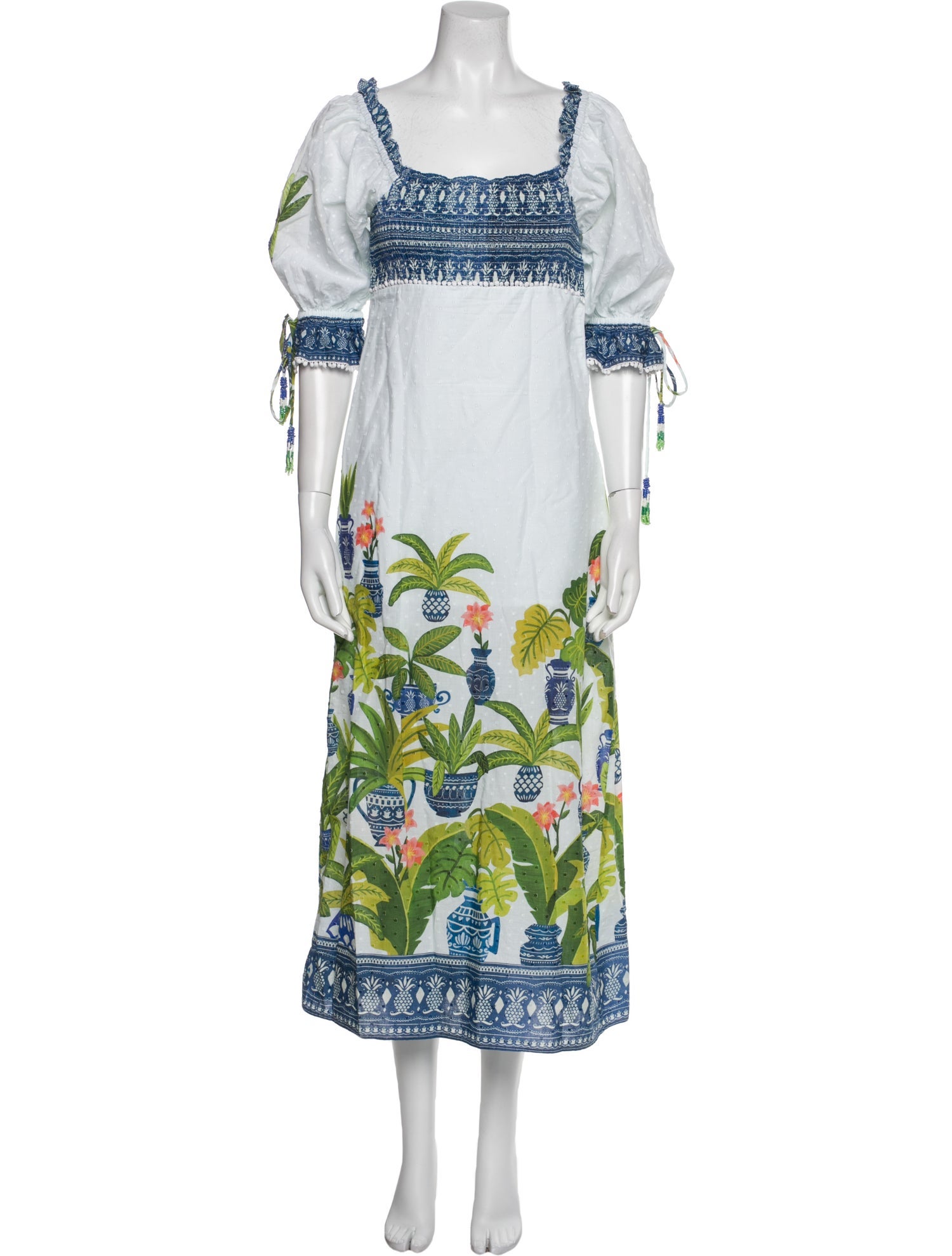 Farm Rio Printed Midi Length Dress