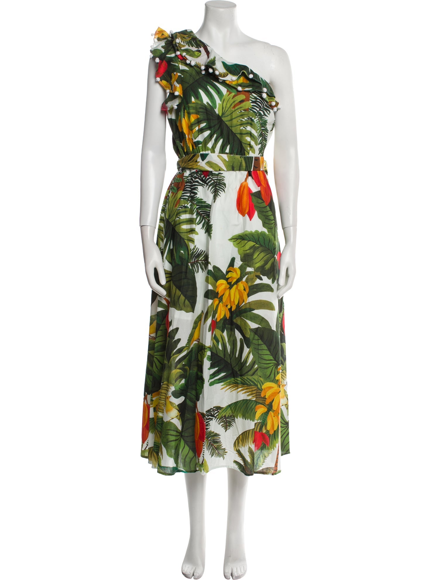 Farm Rio Floral Print Long Dress