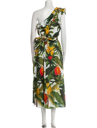 Farm Rio Floral Print Long Dress