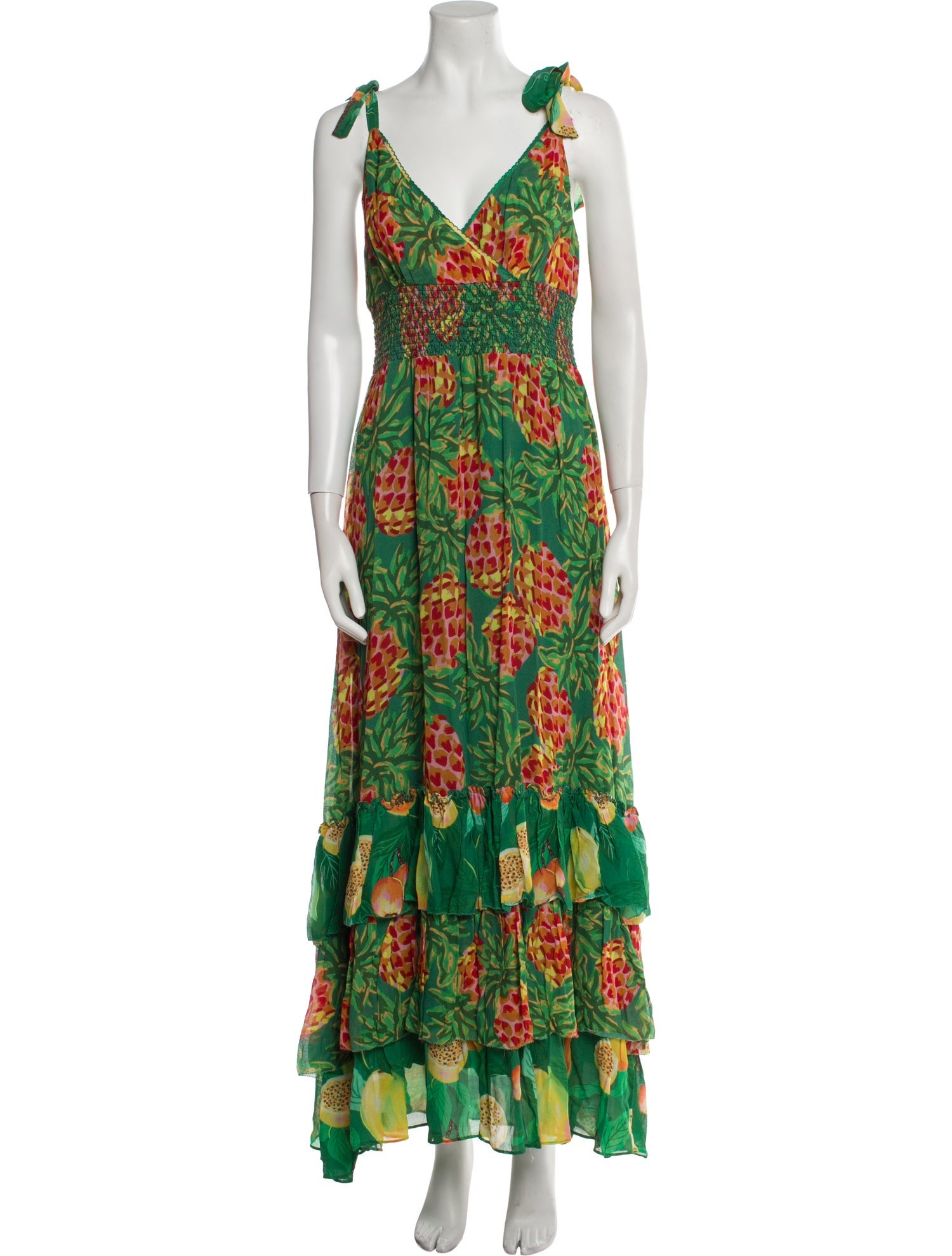 Farm Rio Printed Long Dress