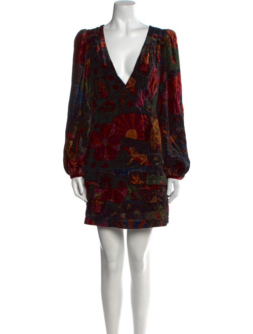 Farm Rio Printed Mini Dress