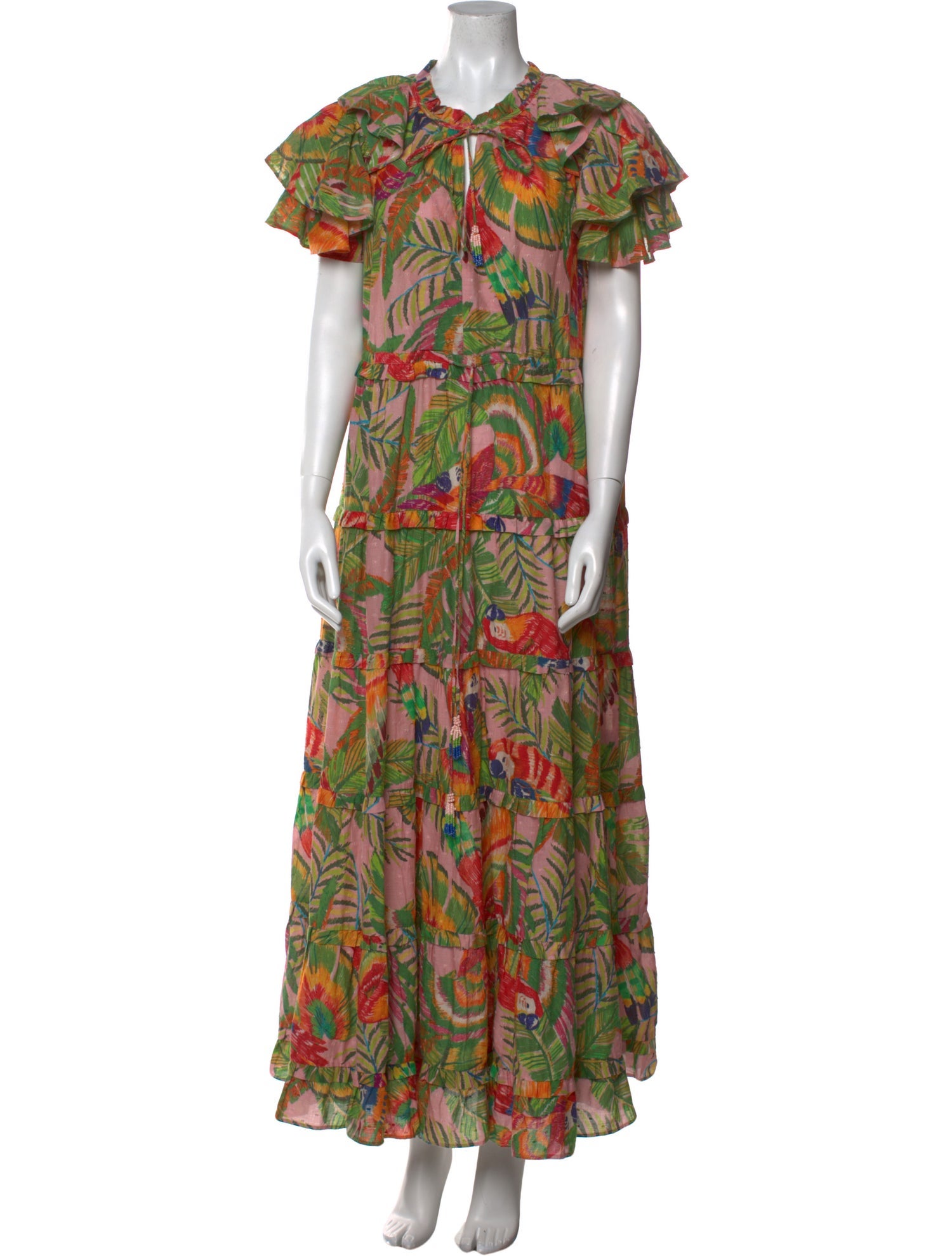 Farm Rio Printed Long Dress