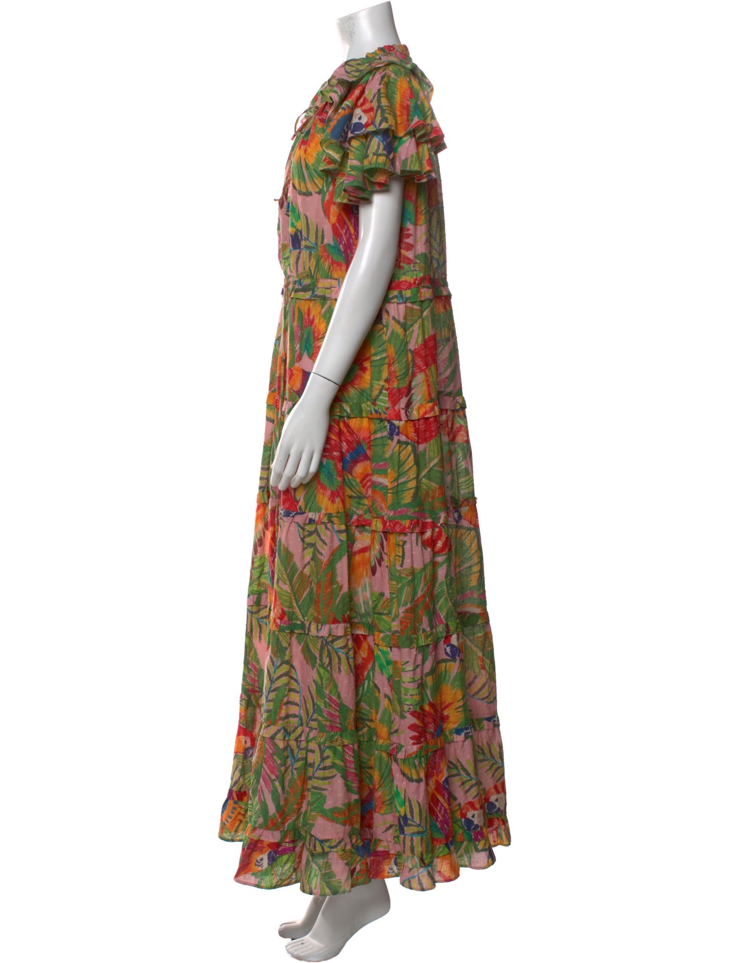 Farm Rio Printed Long Dress