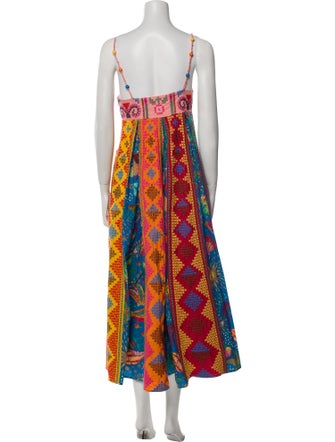 Farm Rio Printed Long Dress