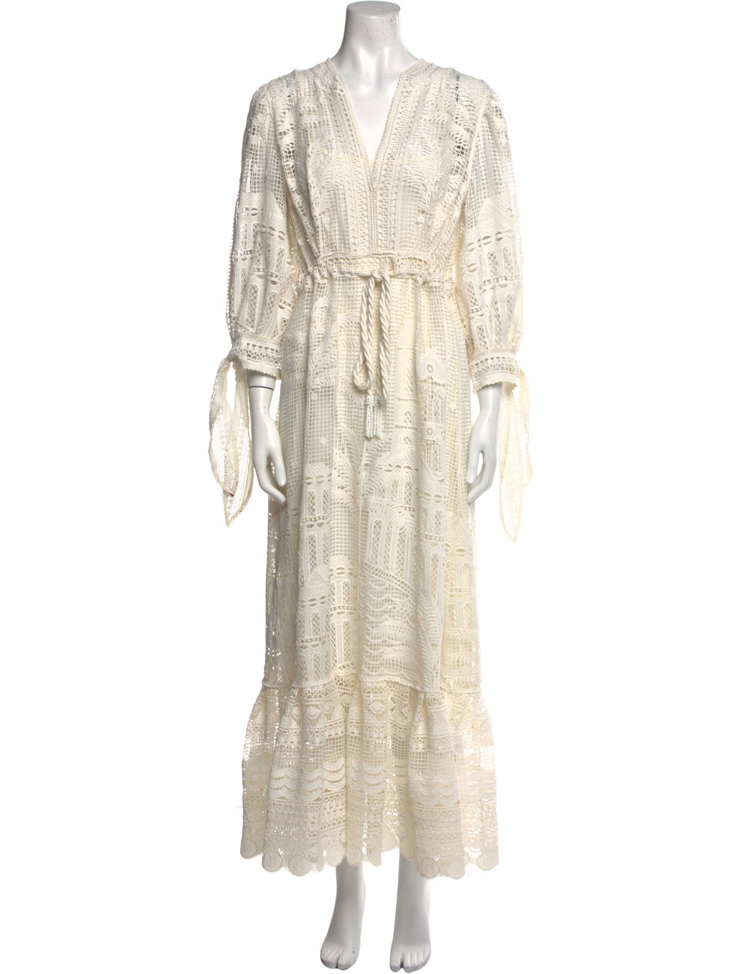 Farm Rio V-Neck Long Dress