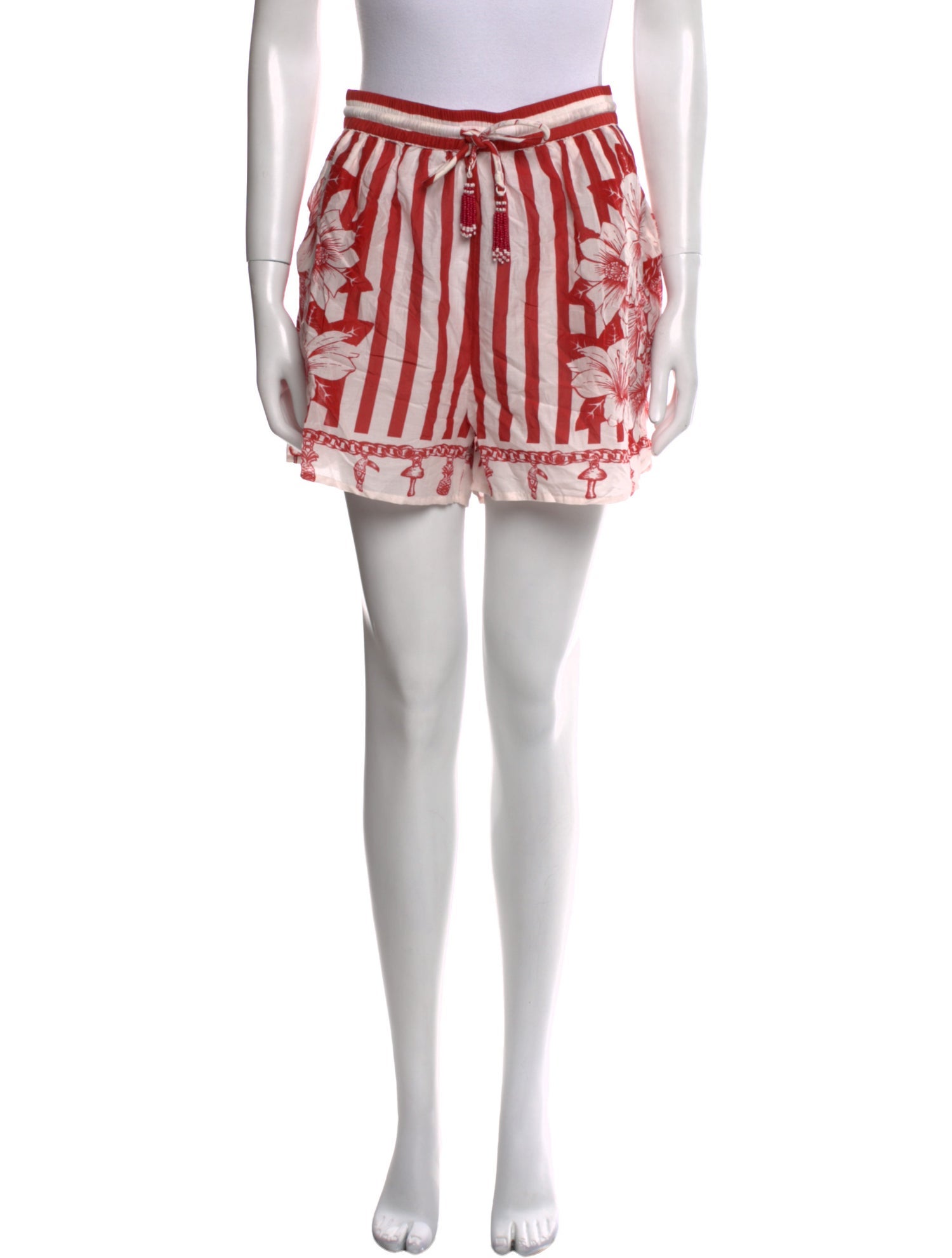 Farm Rio Striped Mini Shorts w/ Tags