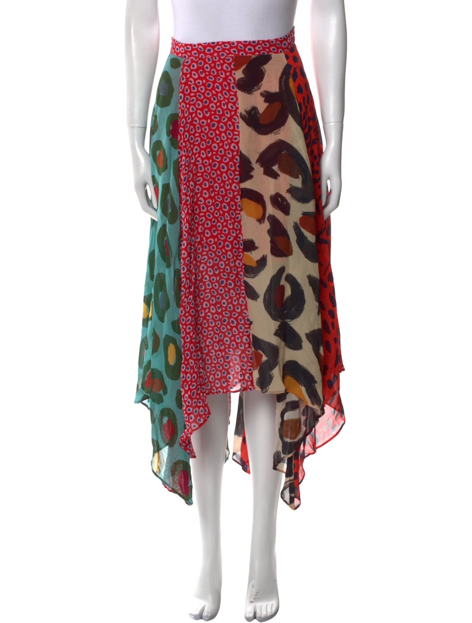 Farm Rio Printed Midi Length Skirt w/ Tags