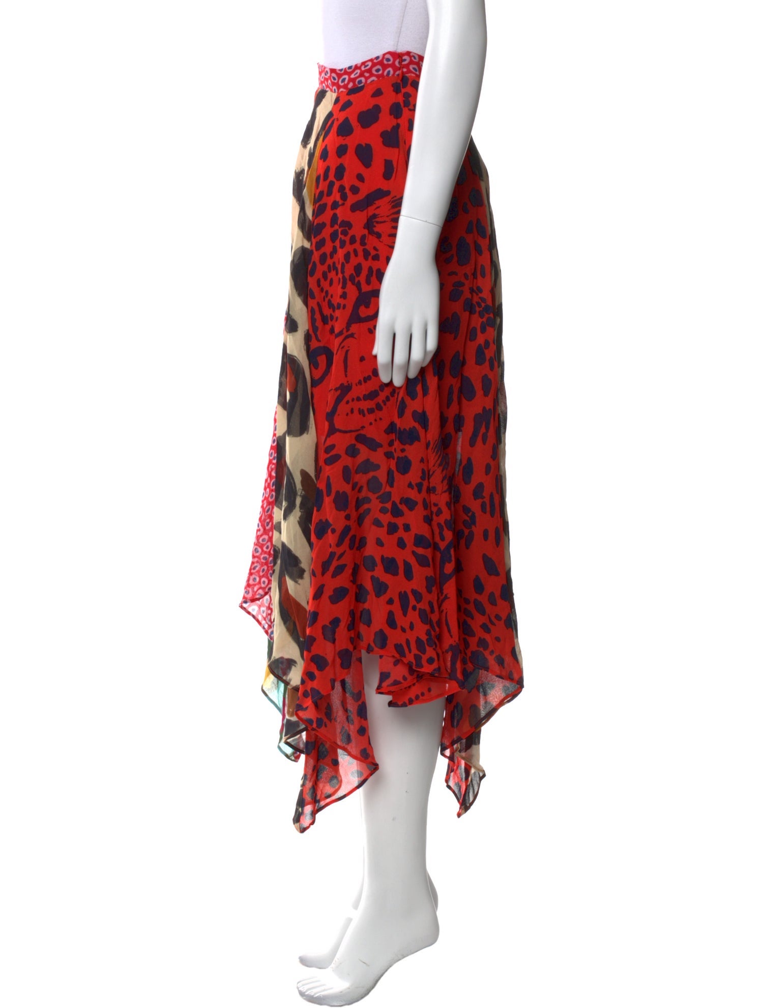 Farm Rio Printed Midi Length Skirt w/ Tags