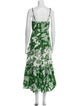 Farm Rio Floral Print Long Dress