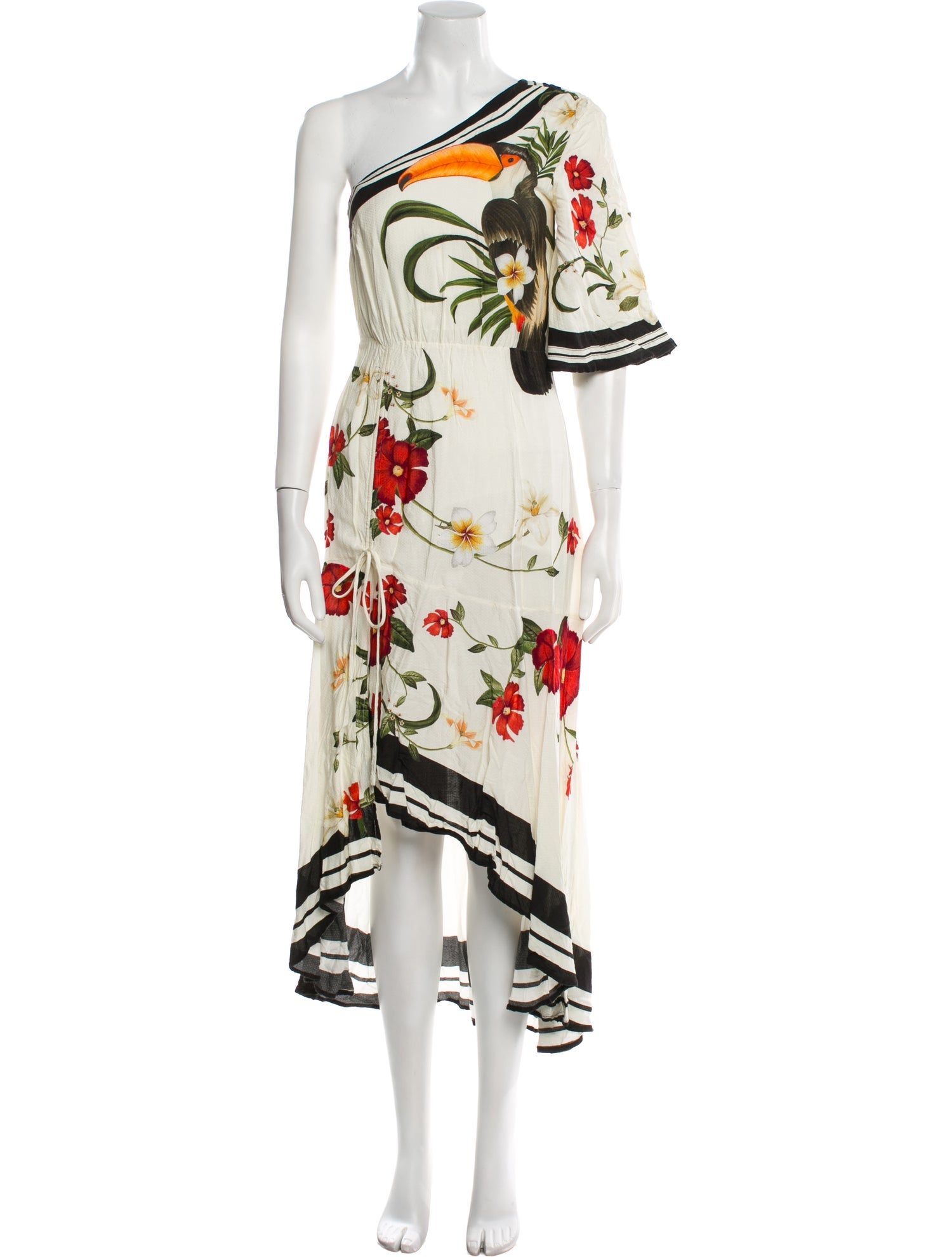 Farm Rio Floral Print Long Dress