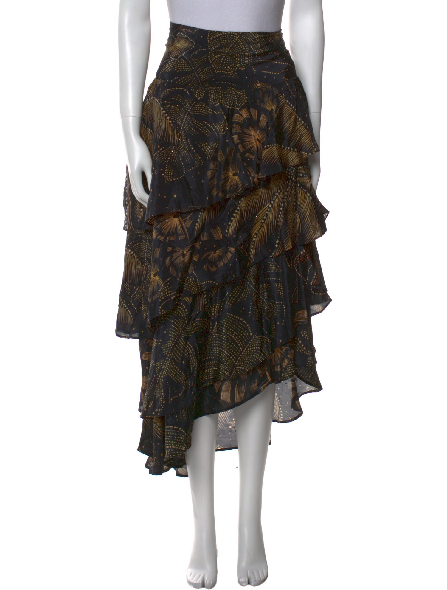 Farm Rio Printed Midi Length Skirt w/ Tags