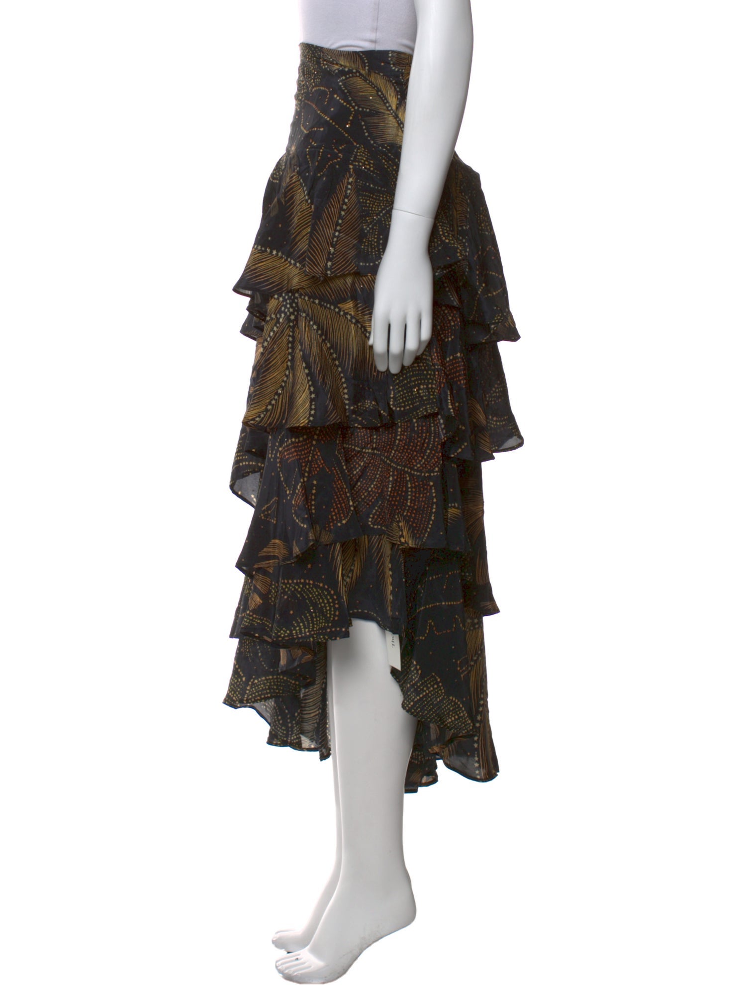 Farm Rio Printed Midi Length Skirt w/ Tags