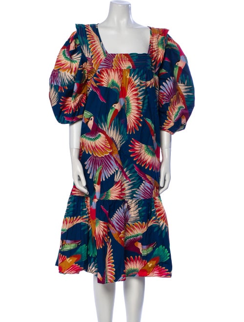 Farm Rio Printed Midi Length Dress