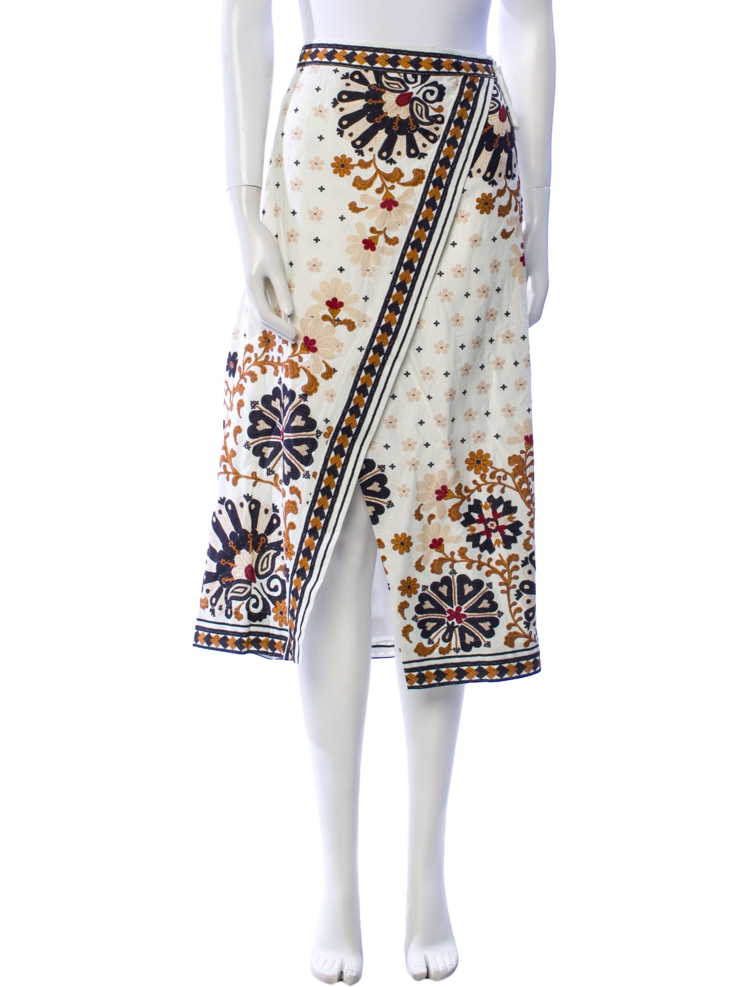 Farm Rio Printed Midi Length Skirt w/ Tags