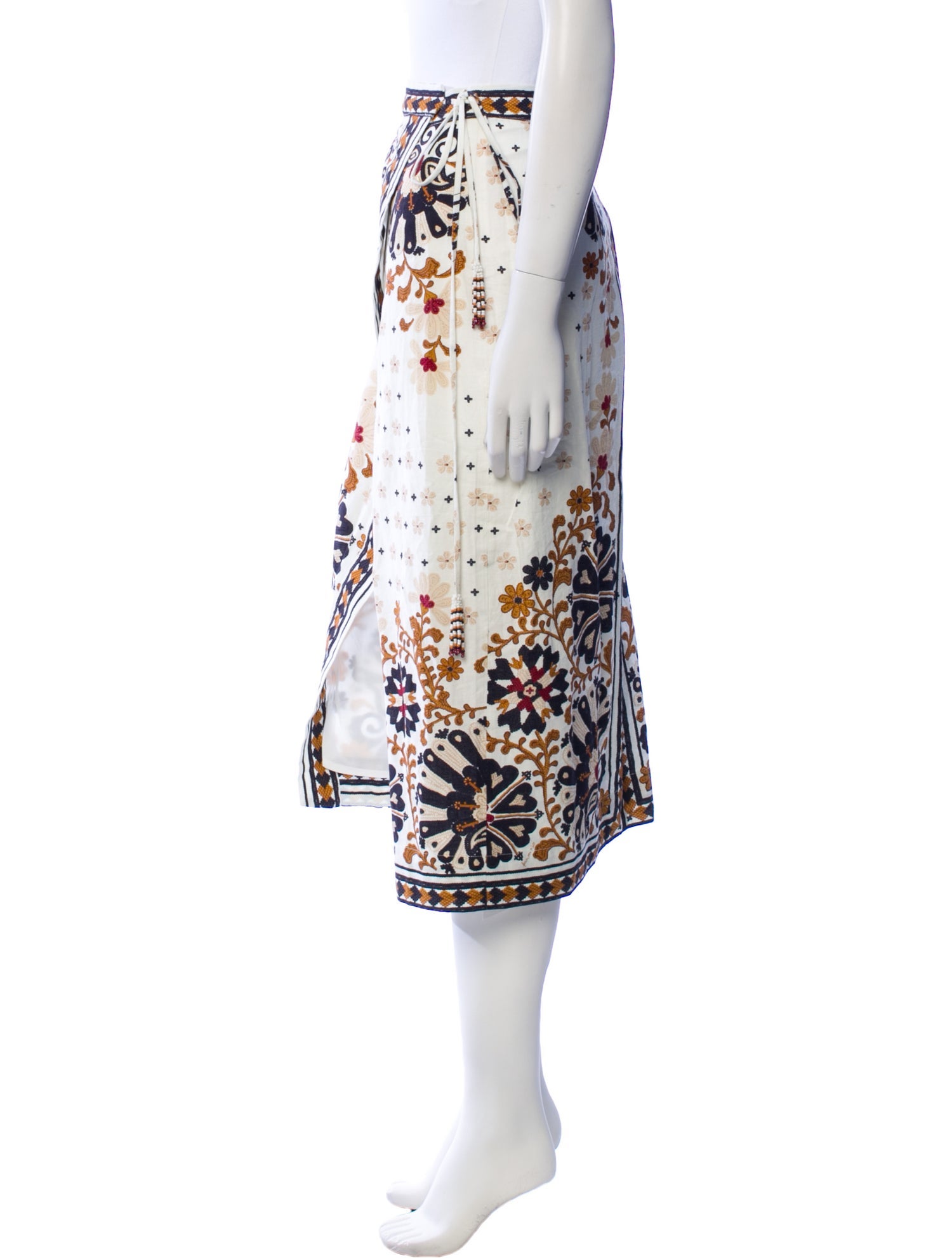 Farm Rio Printed Midi Length Skirt w/ Tags