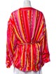 Farm Rio Printed Beaded Accents Robe