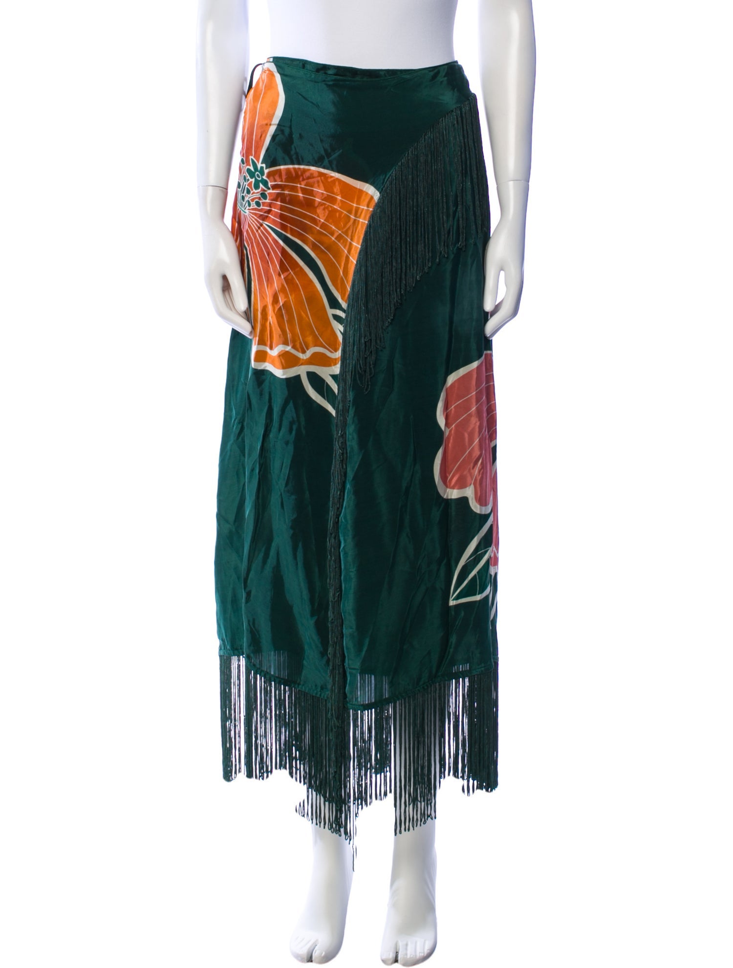 Farm Rio Graphic Print Long Skirt w/ Tags