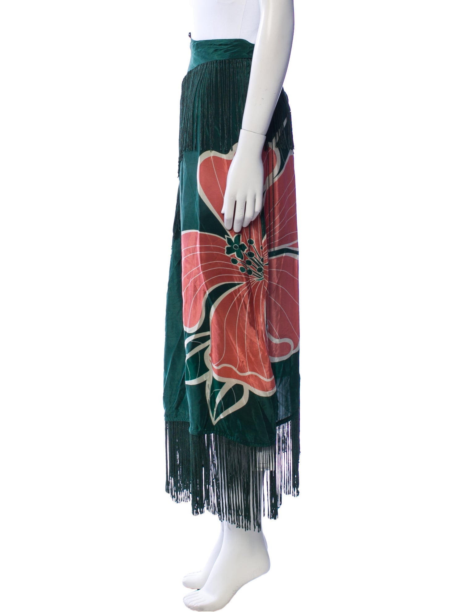 Farm Rio Graphic Print Long Skirt w/ Tags