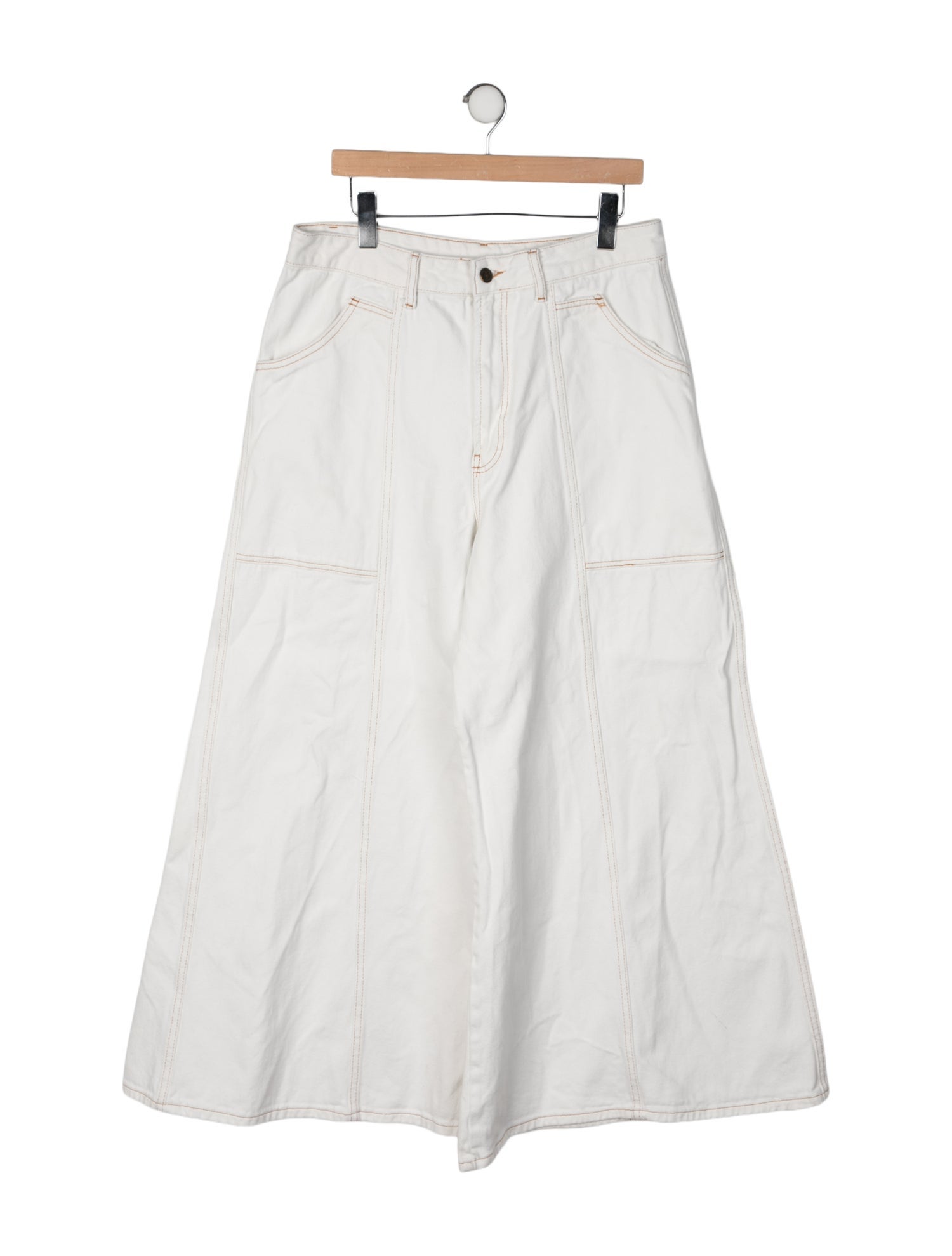 Farm Rio High-Rise Wide Leg Jeans