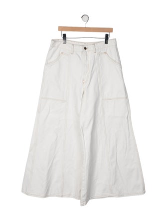 Farm Rio High-Rise Wide Leg Jeans