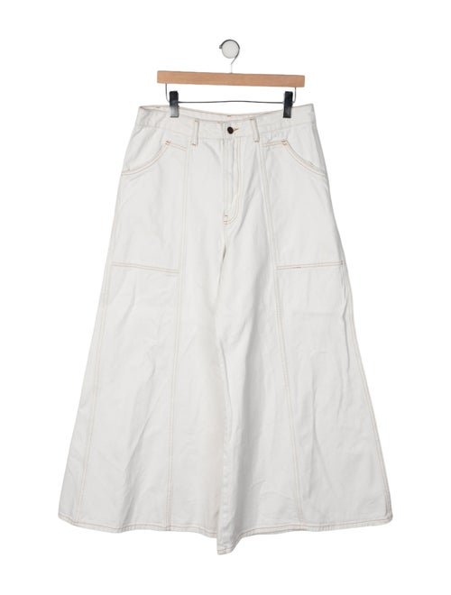 Farm Rio High-Rise Wide Leg Jeans