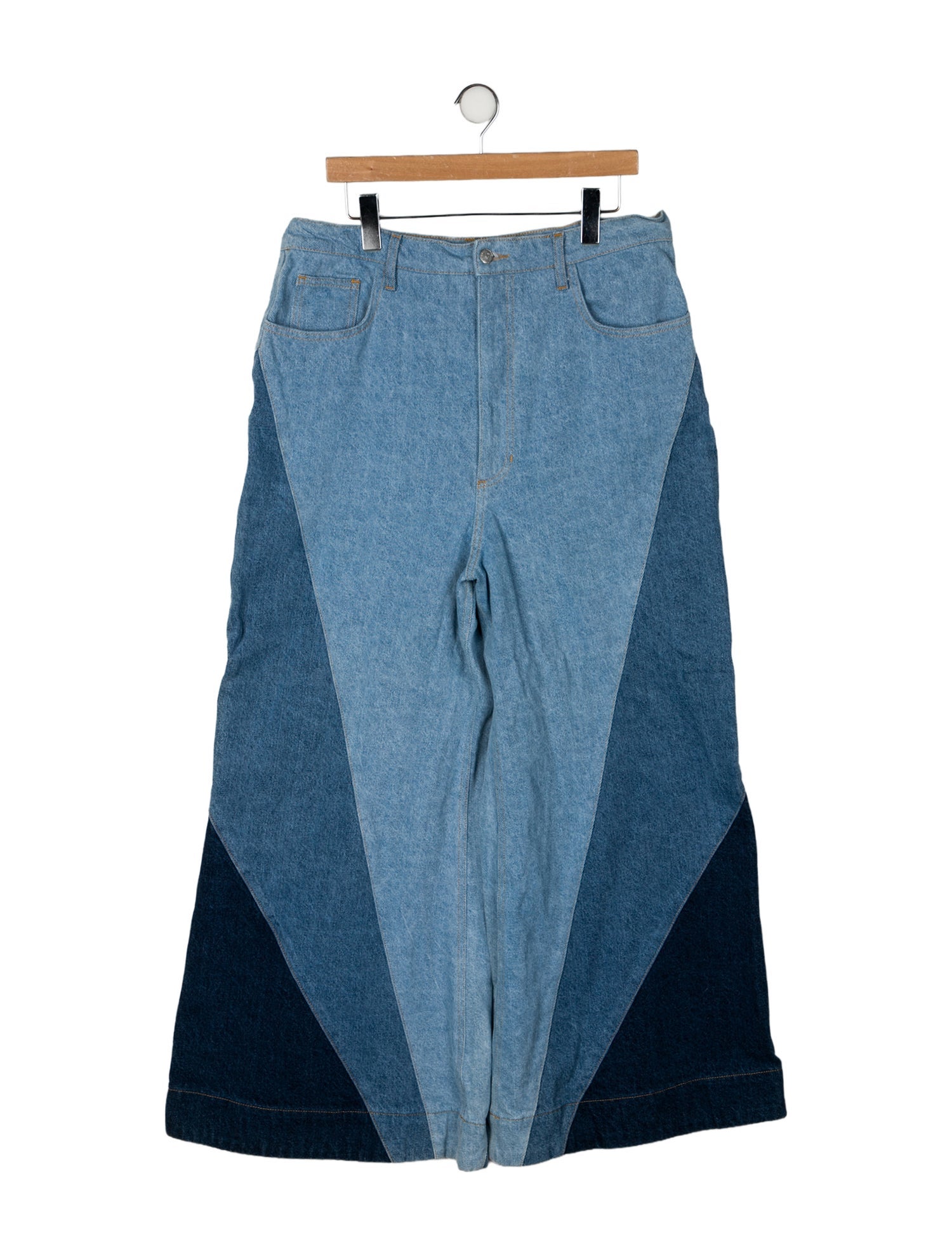 Farm Rio High-Rise Wide Leg Jeans
