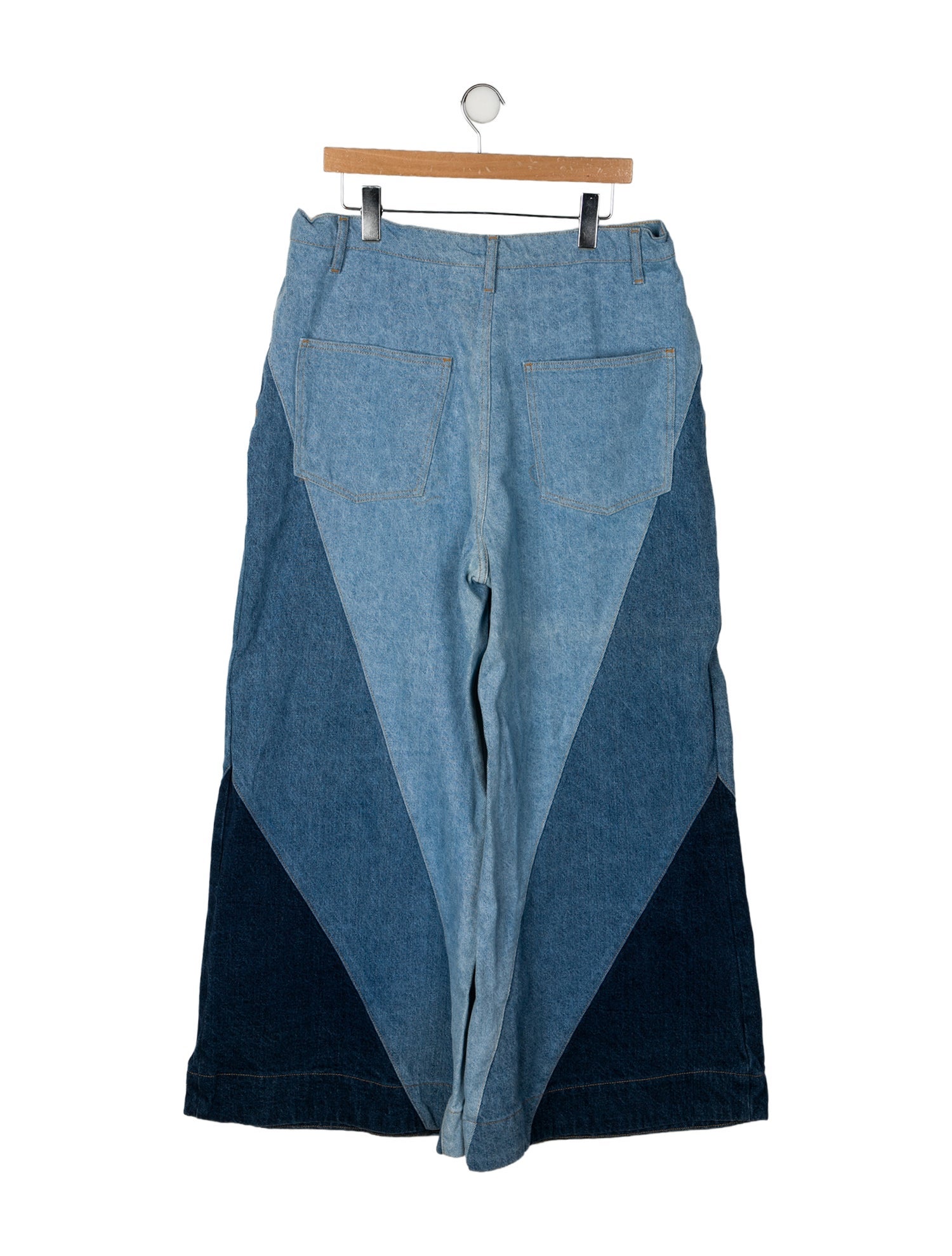Farm Rio High-Rise Wide Leg Jeans