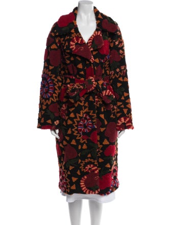 Farm Rio Printed Trench Coat