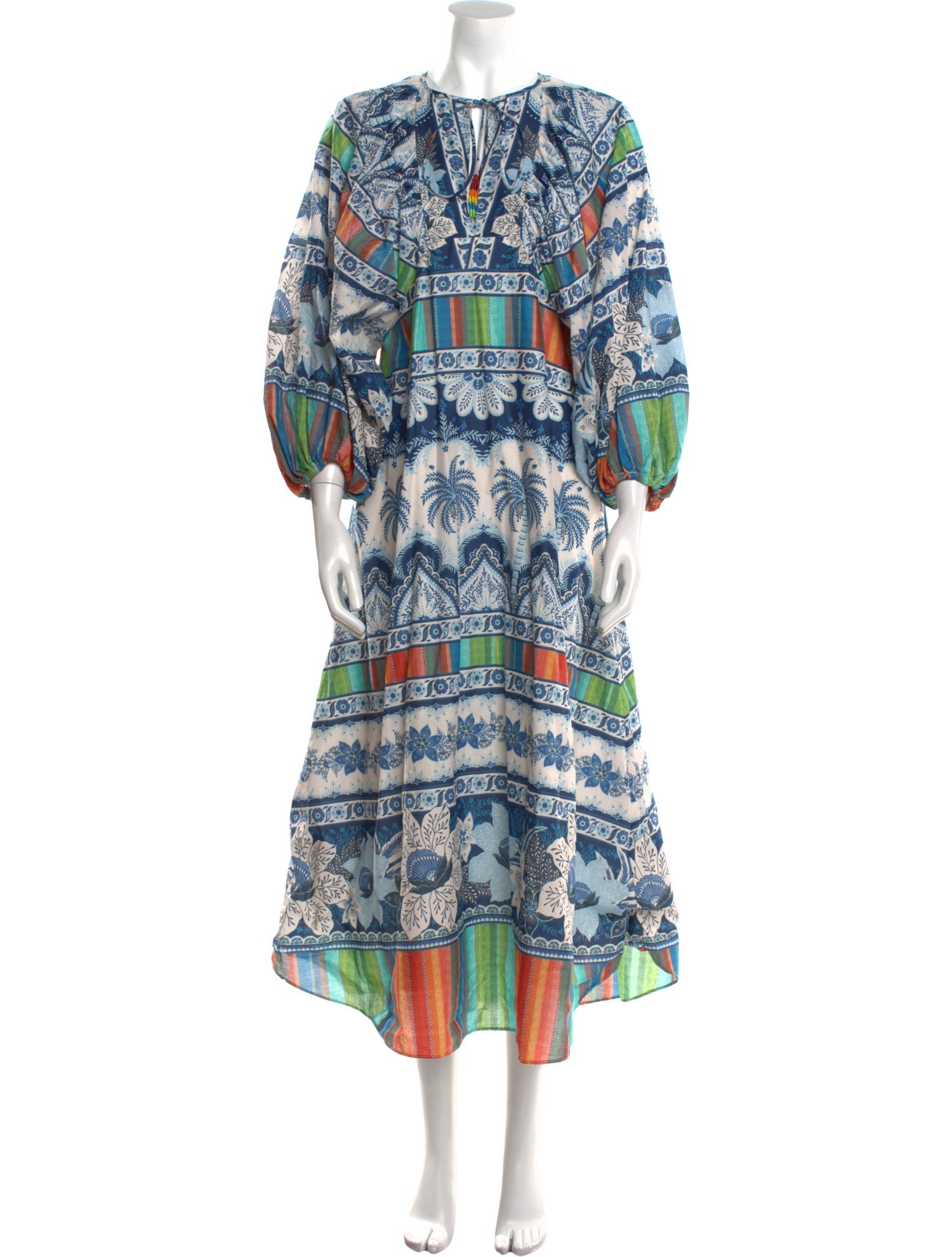 Farm Rio Printed Long Dress