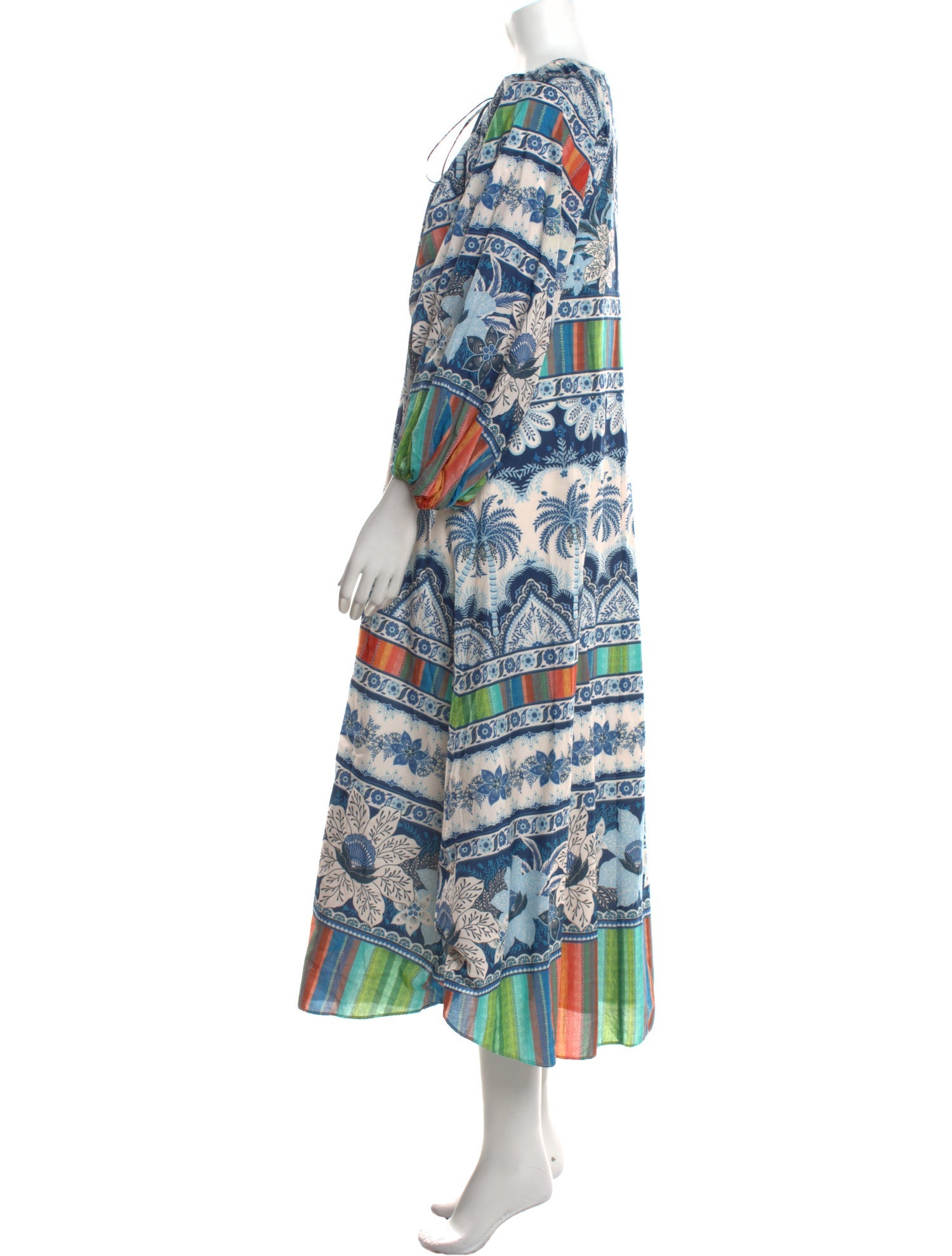Farm Rio Printed Long Dress