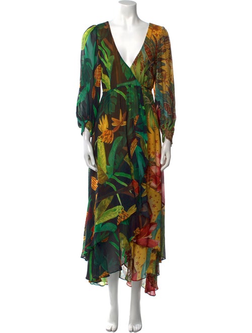 Farm Rio Printed Long Dress