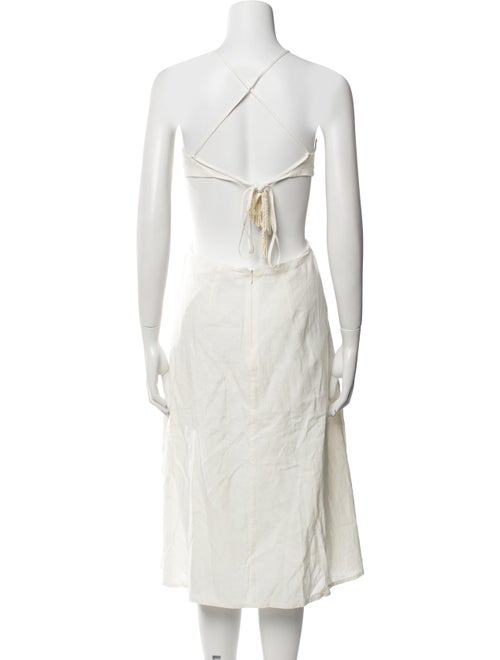 Farm Rio Linen Midi Length Dress