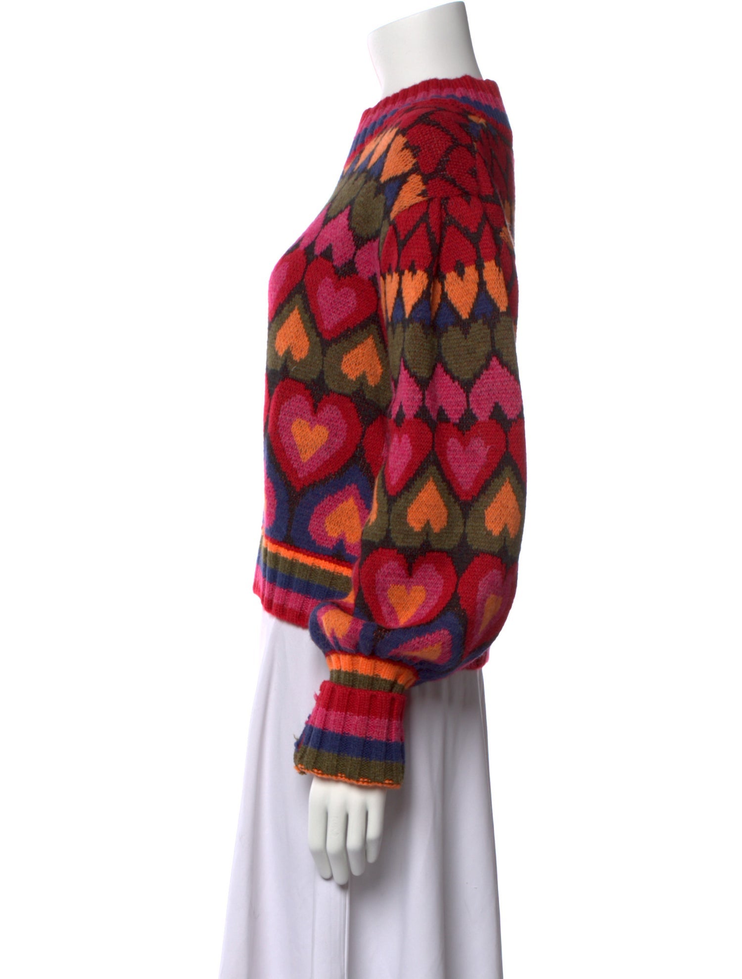 Farm Rio Printed Mock Neck Sweater w/ Tags