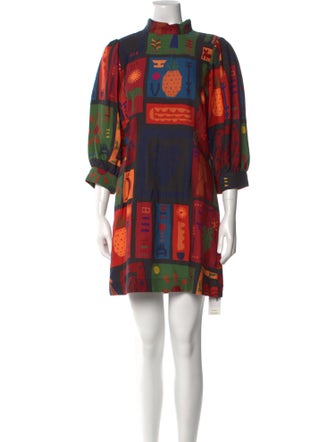 Farm Rio Printed Mini Dress