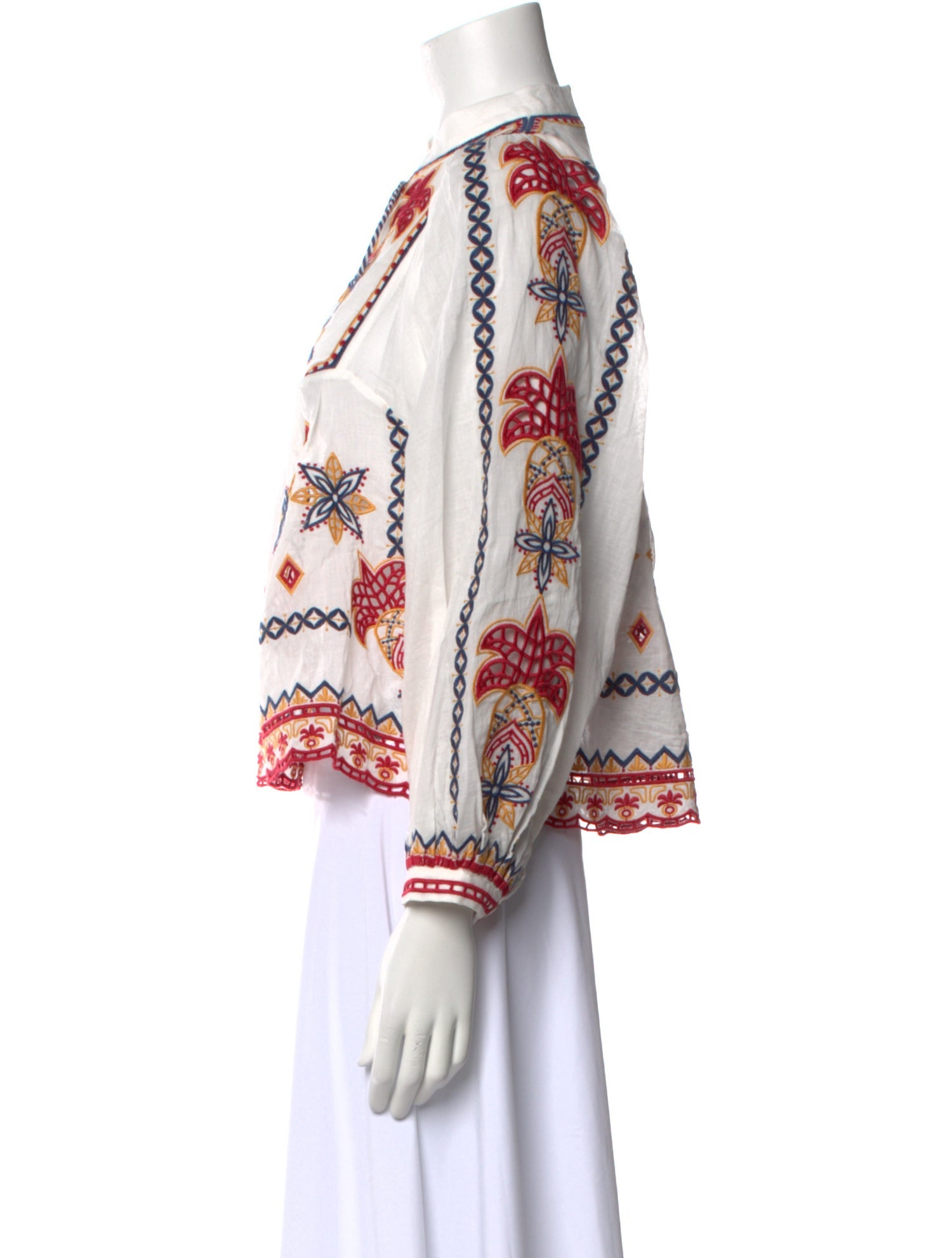 Farm Rio Printed V-Neck Tunic