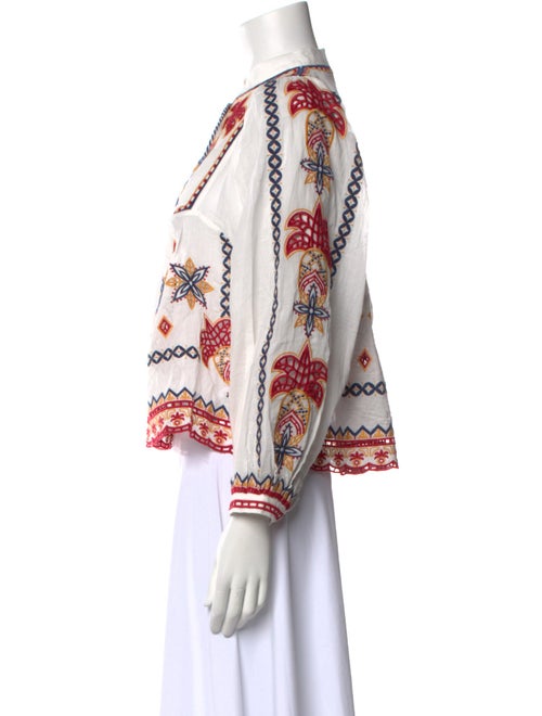 Farm Rio Printed V-Neck Tunic