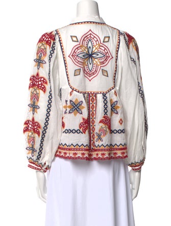 Farm Rio Printed V-Neck Tunic