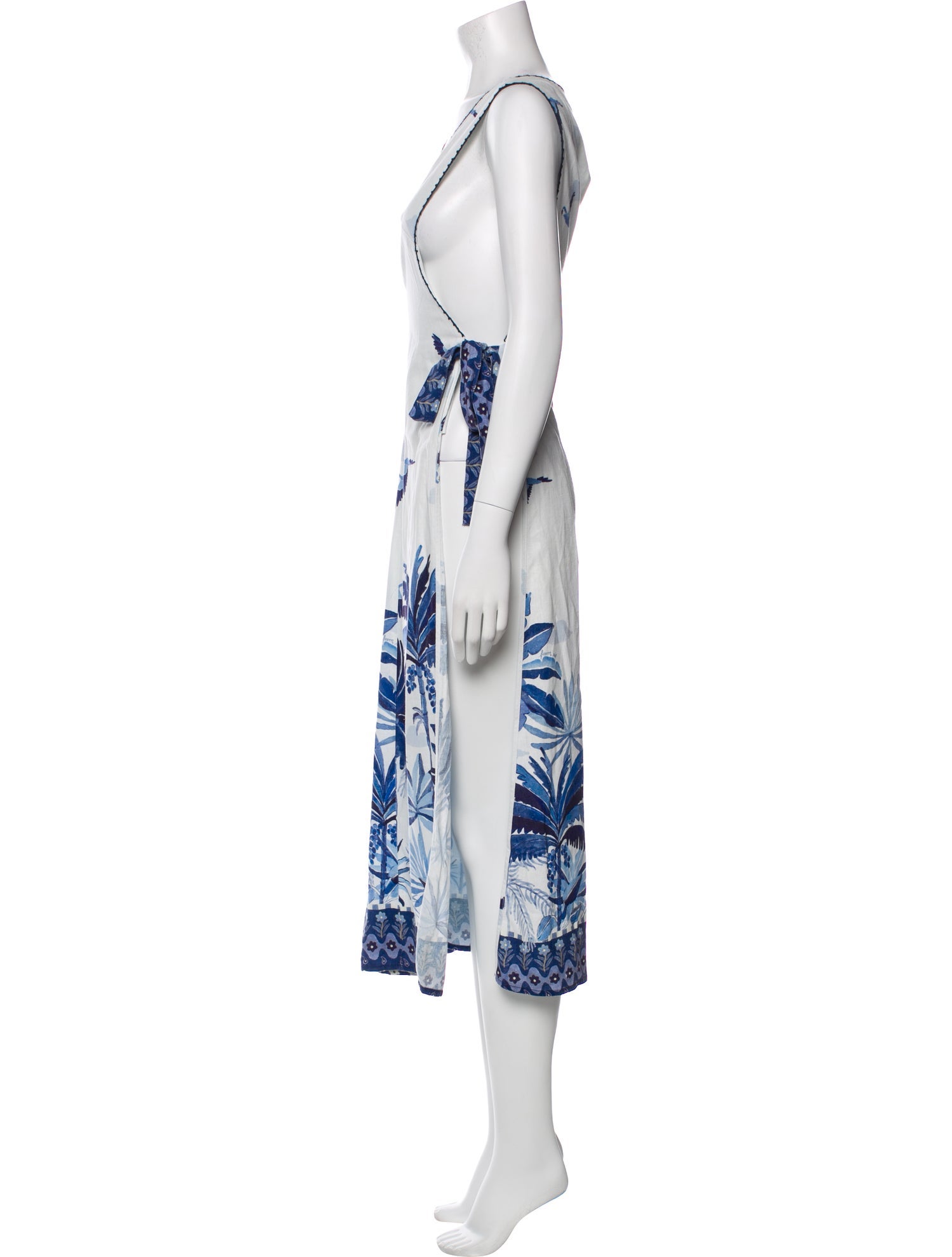 Farm Rio Linen Long Dress