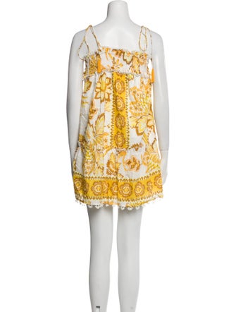 Farm Rio Floral Print Mini Dress