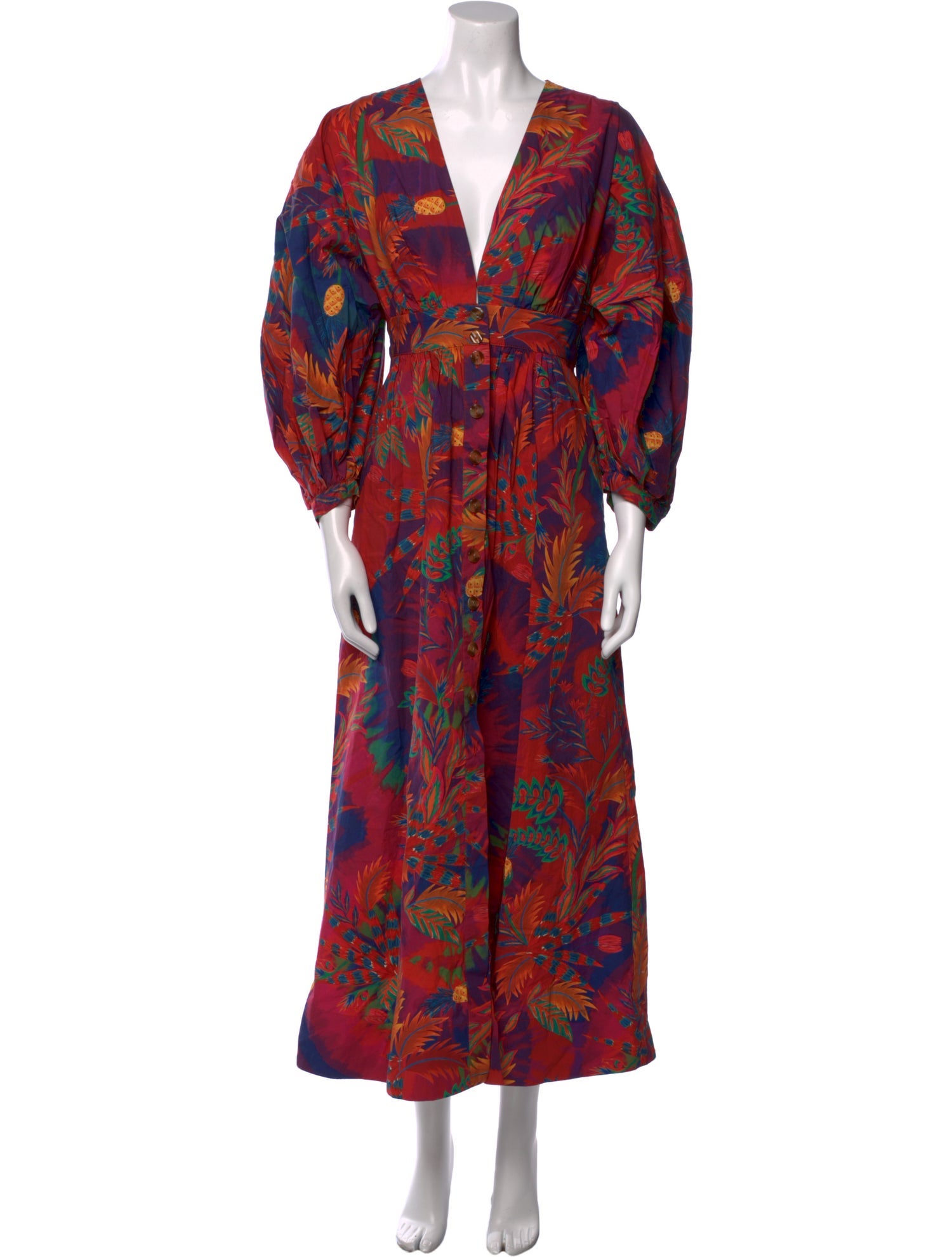 Farm Rio Printed Long Dress